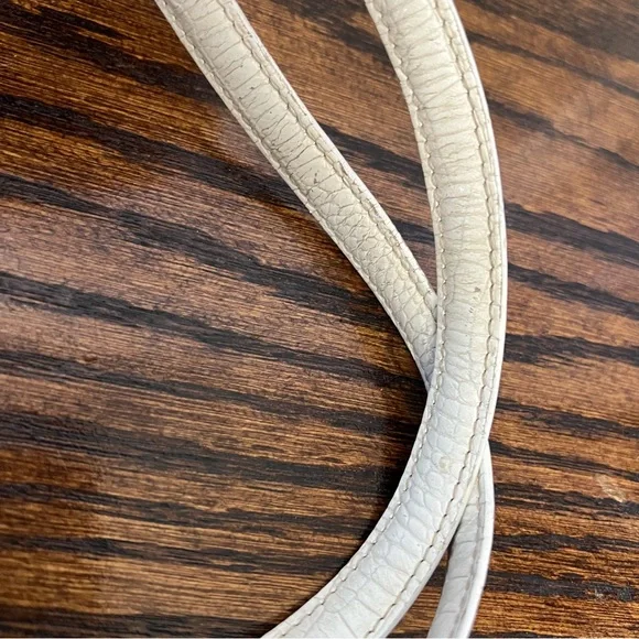 Brighton Fresca White Multicolor Colorful Hearts Leather Shoulder Bag Purse - Picture 6 of 16